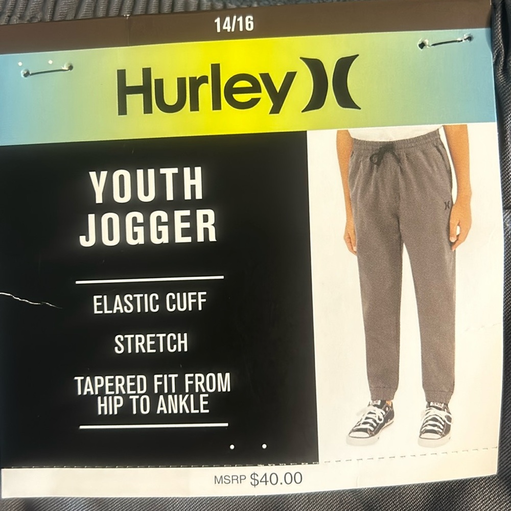 Hurley Youth Joggers (14/16) in gray